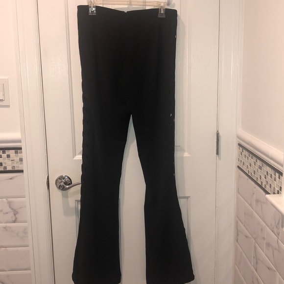 FLARE CUT-OUT PANTS - Picture 6 of 8
